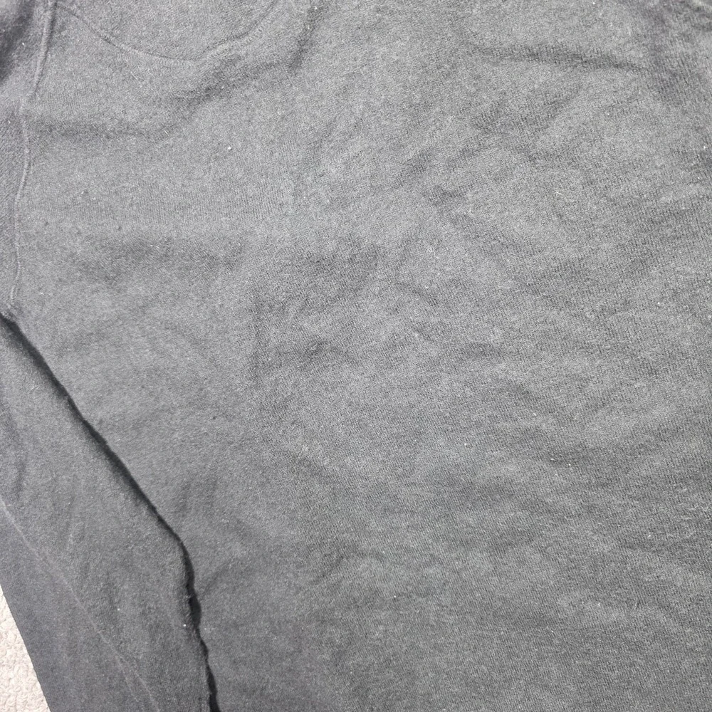 The North Face Sweater Mens Size‎ XLARGE Black 1/4 Zip Mock Neck Wool Blend